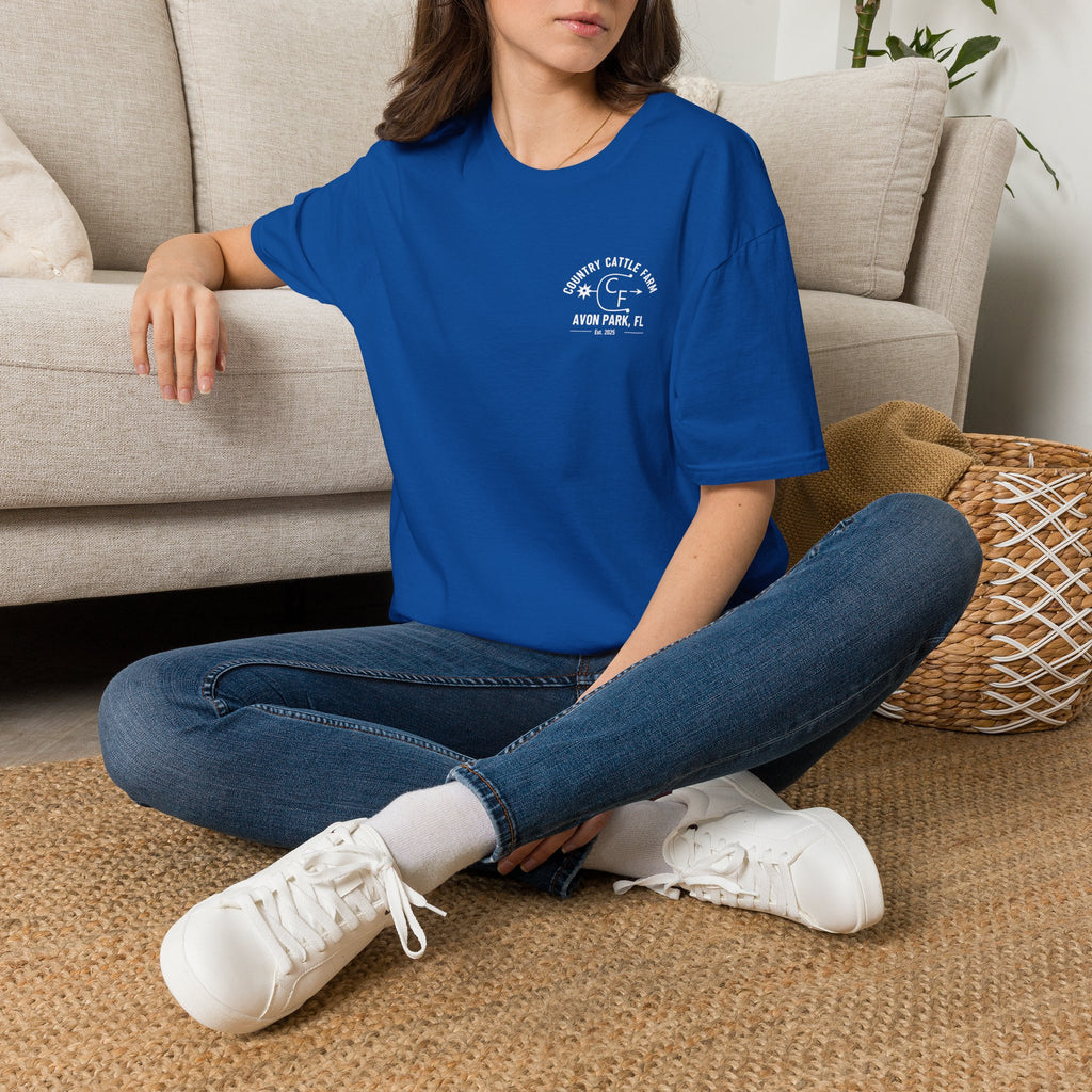 Country Cattle Farm Avon Park FL T‑Shirt — Vintage Ranch Logo Tee