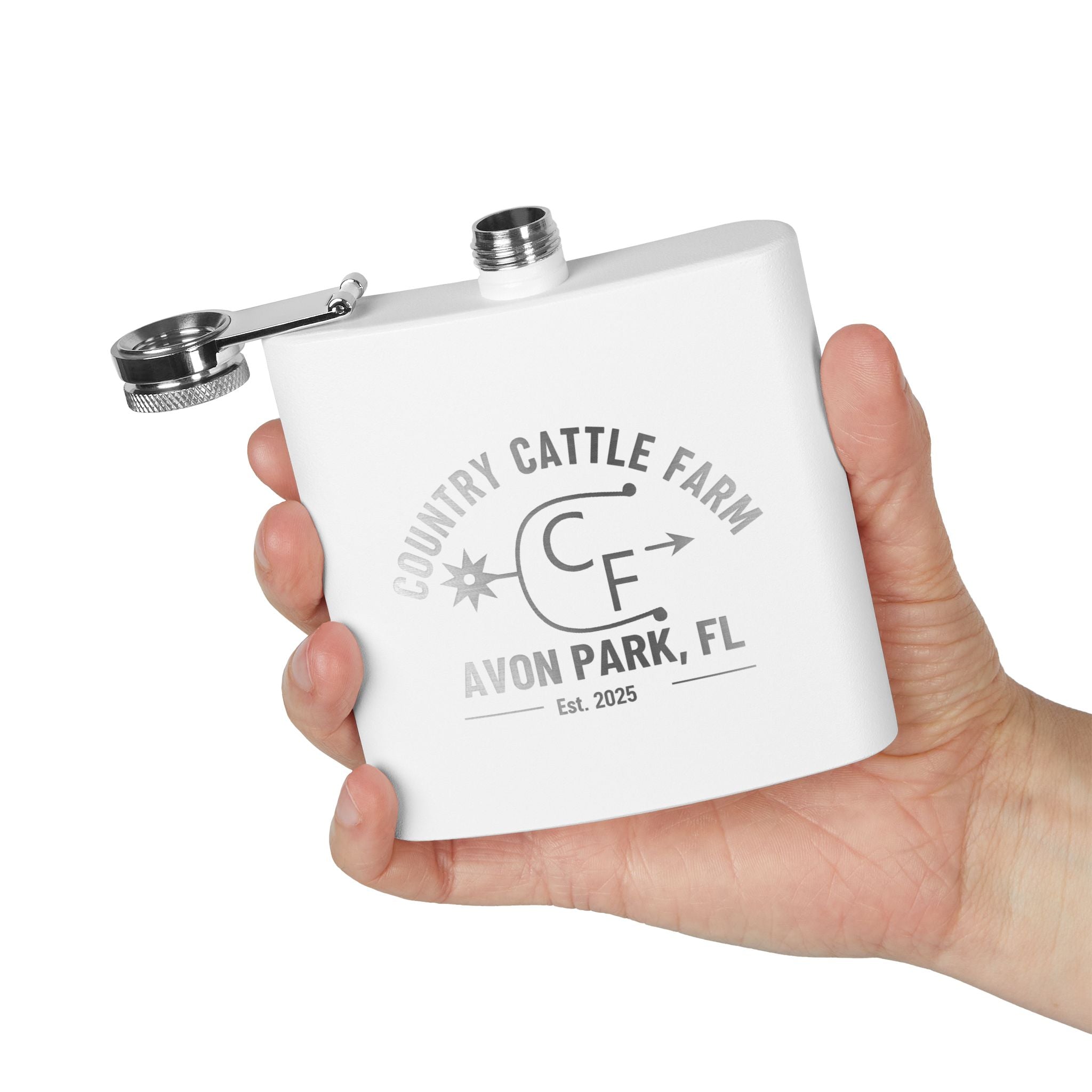 Stainless Steel Flask, 6oz