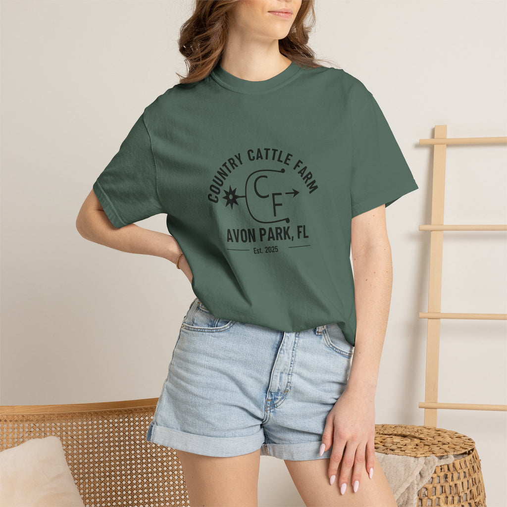 Country Cattle Farm T-Shirt — Avon Park, FL Ranch Tee (Est. 2025)