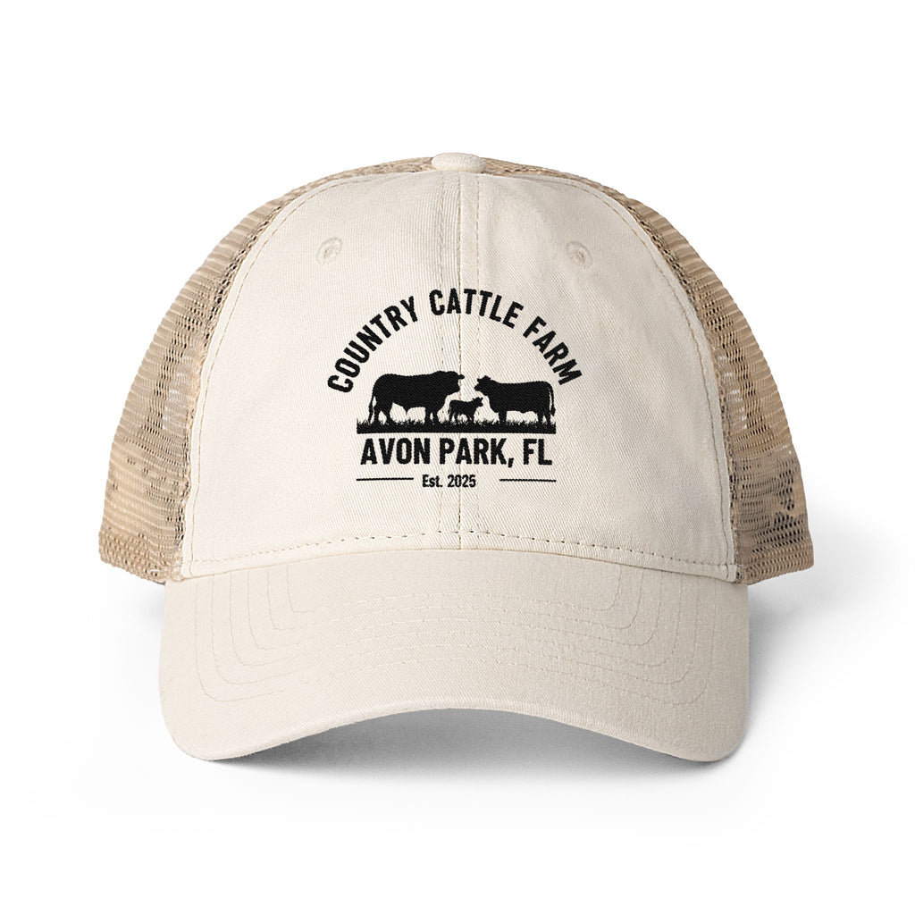 Women's Washed Mesh-Back Cap