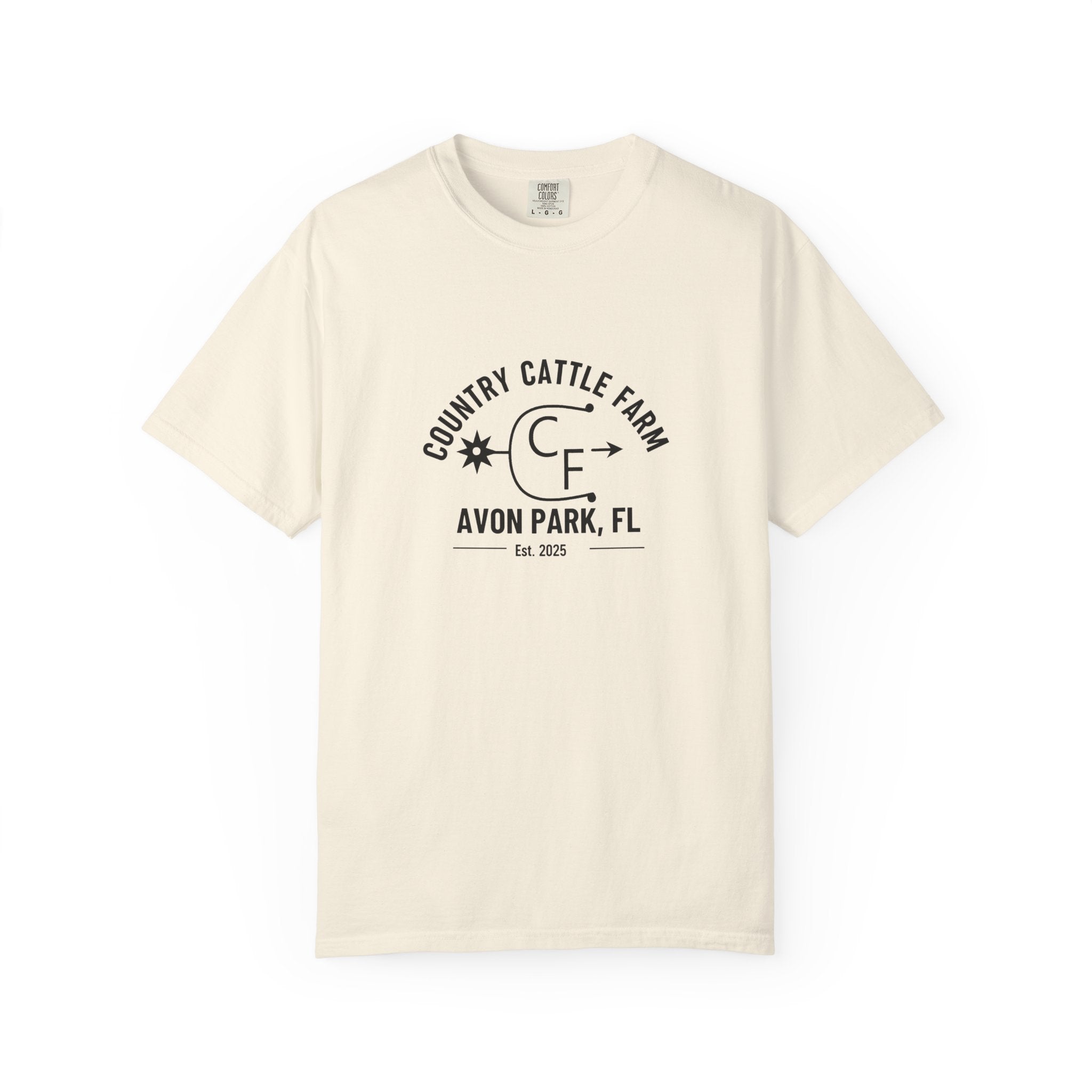 Country Cattle Farm T-Shirt — Avon Park, FL Ranch Tee (Est. 2025)