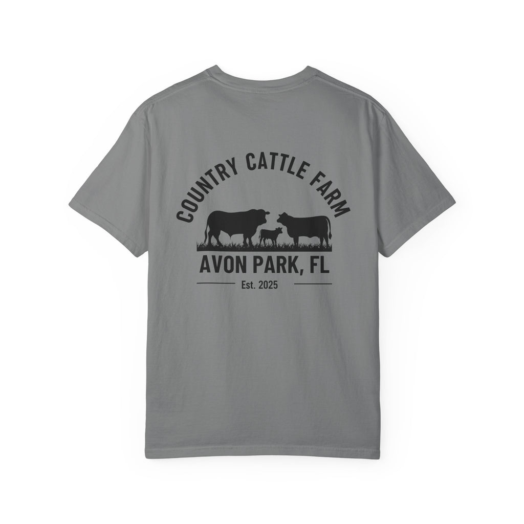 Country Cattle Farm T-Shirt — Avon Park, FL Ranch Tee (Est. 2025)