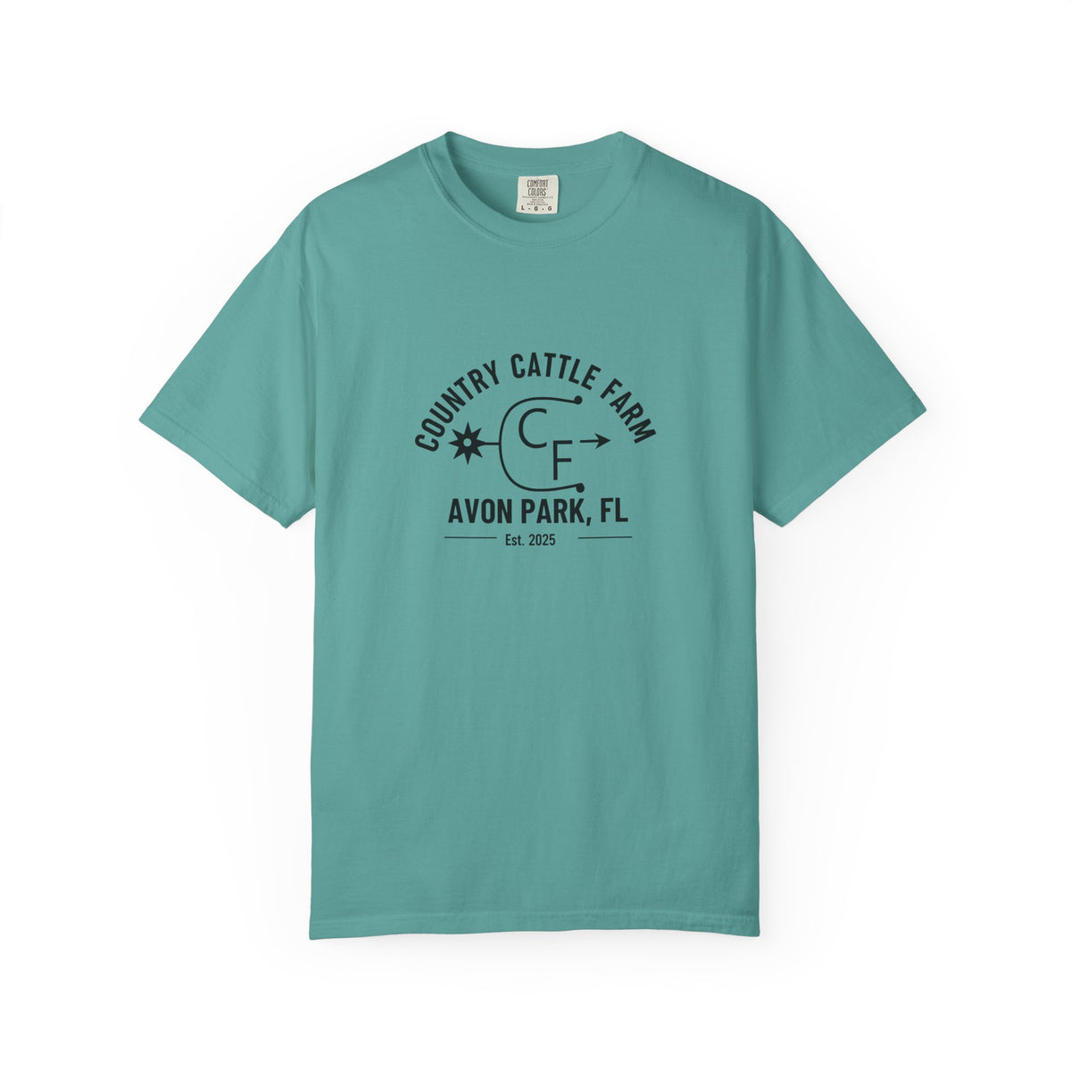 Country Cattle Farm T-Shirt — Avon Park, FL Ranch Tee (Est. 2025)