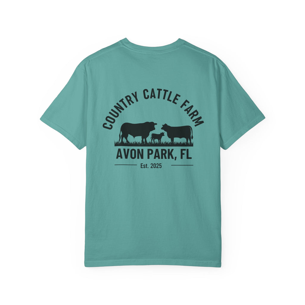 Country Cattle Farm T-Shirt — Avon Park, FL Ranch Tee (Est. 2025)