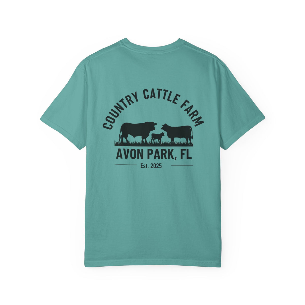 Country Cattle Farm T-Shirt — Avon Park, FL Ranch Tee (Est. 2025)