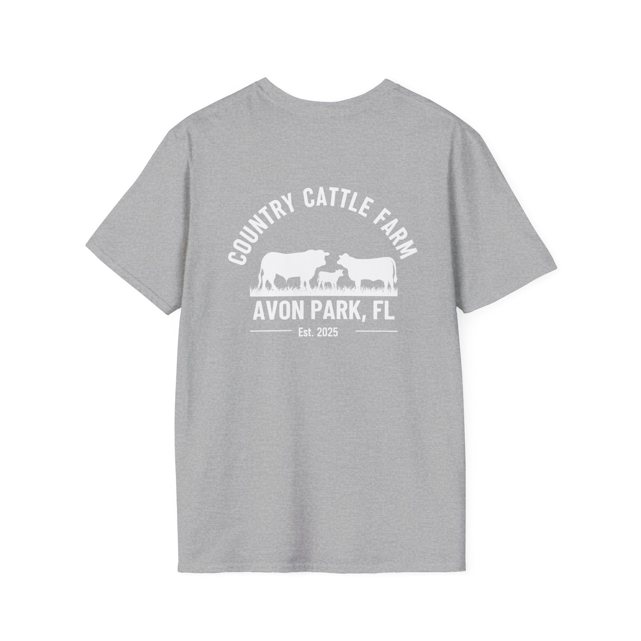 Country Cattle Farm Avon Park FL T‑Shirt — Vintage Ranch Logo Tee