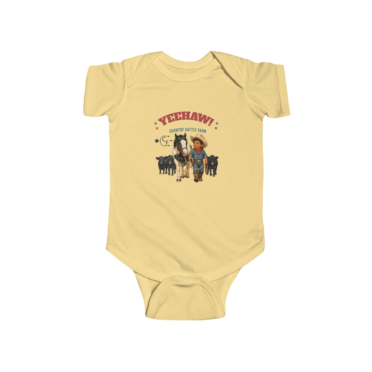 Yeehaw Florida Baby Bodysuit