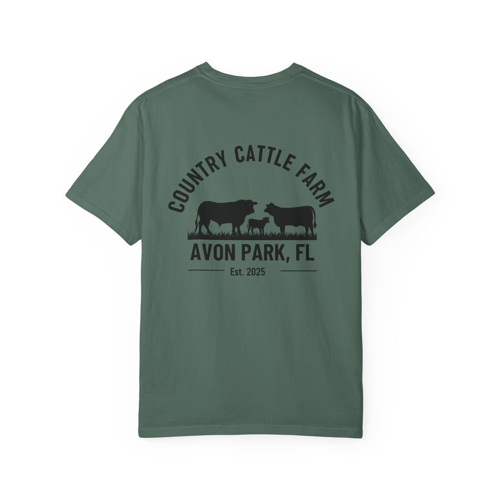 Country Cattle Farm T-Shirt — Avon Park, FL Ranch Tee (Est. 2025)