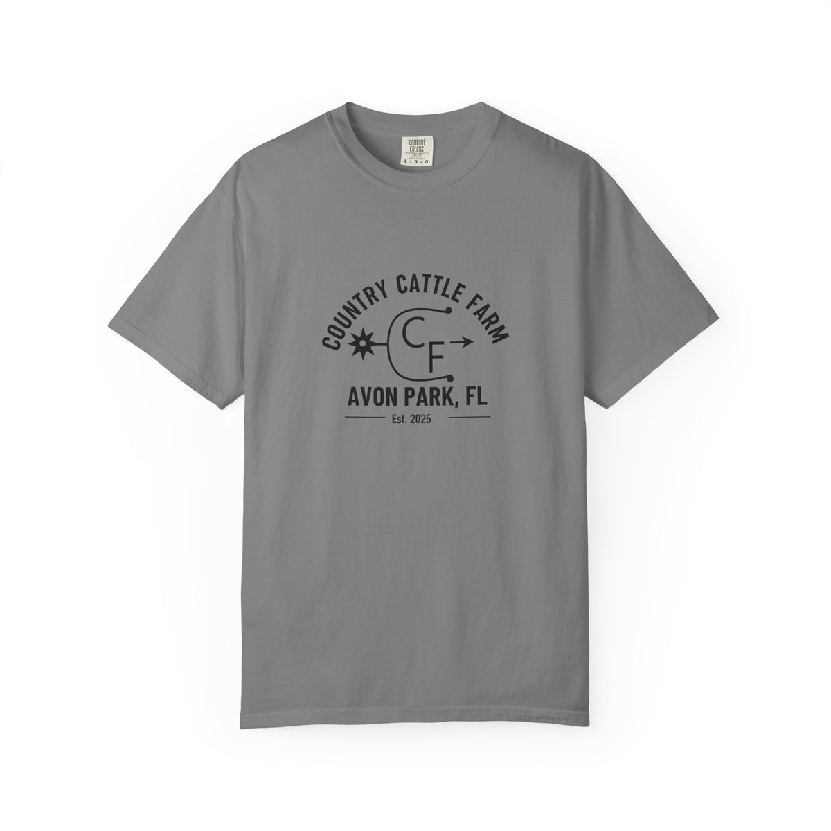 Country Cattle Farm T-Shirt — Avon Park, FL Ranch Tee (Est. 2025)
