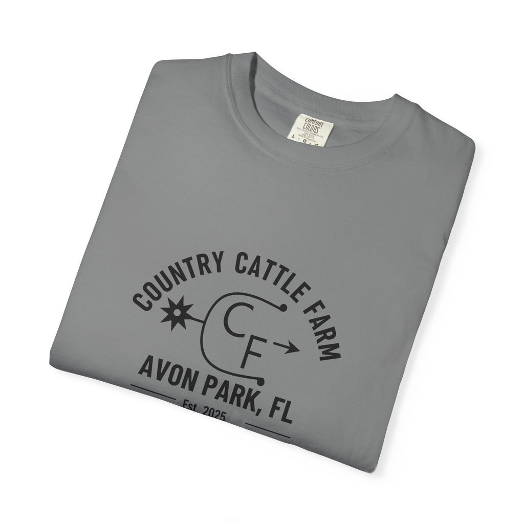 Country Cattle Farm T-Shirt — Avon Park, FL Ranch Tee (Est. 2025)
