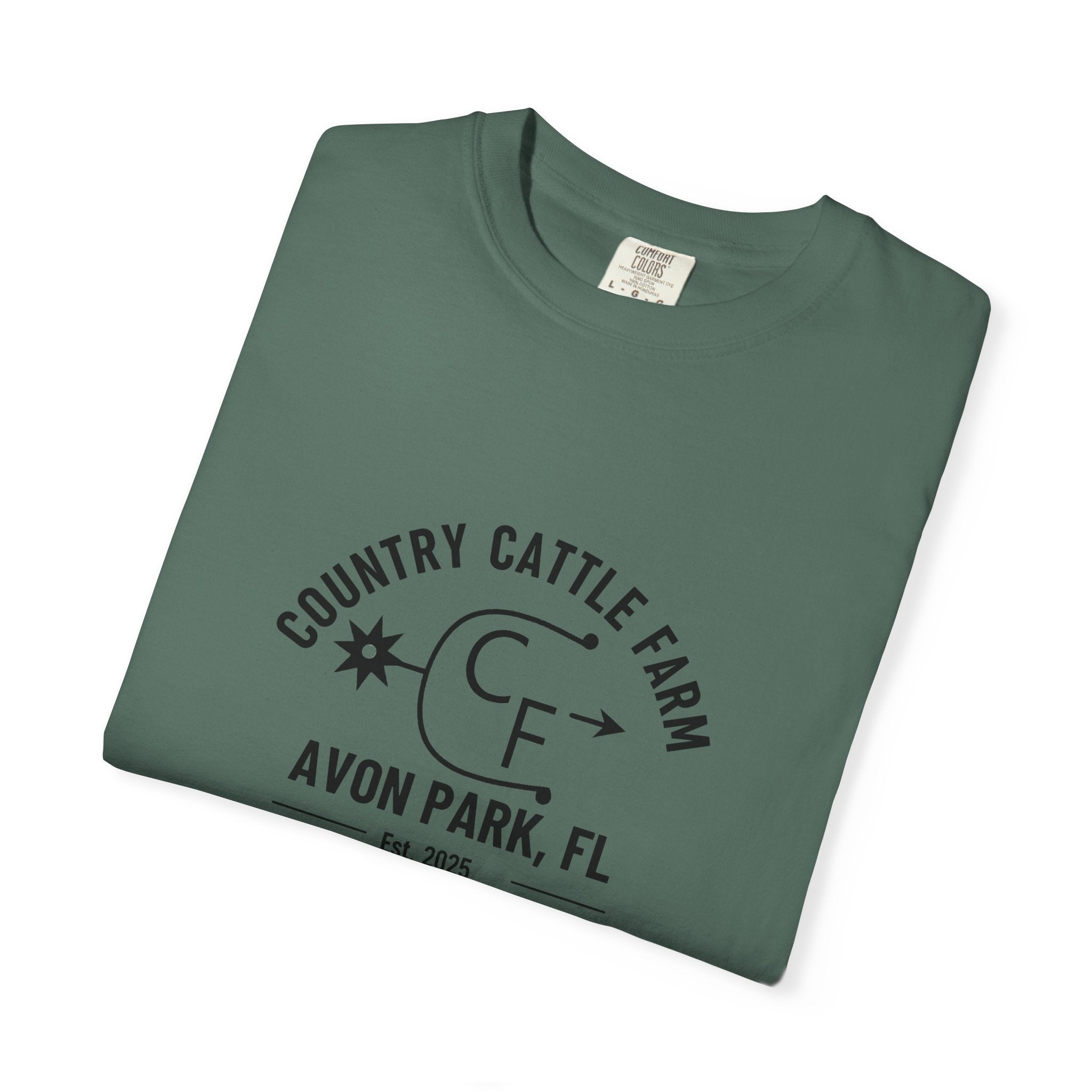 Country Cattle Farm T-Shirt — Avon Park, FL Ranch Tee (Est. 2025)