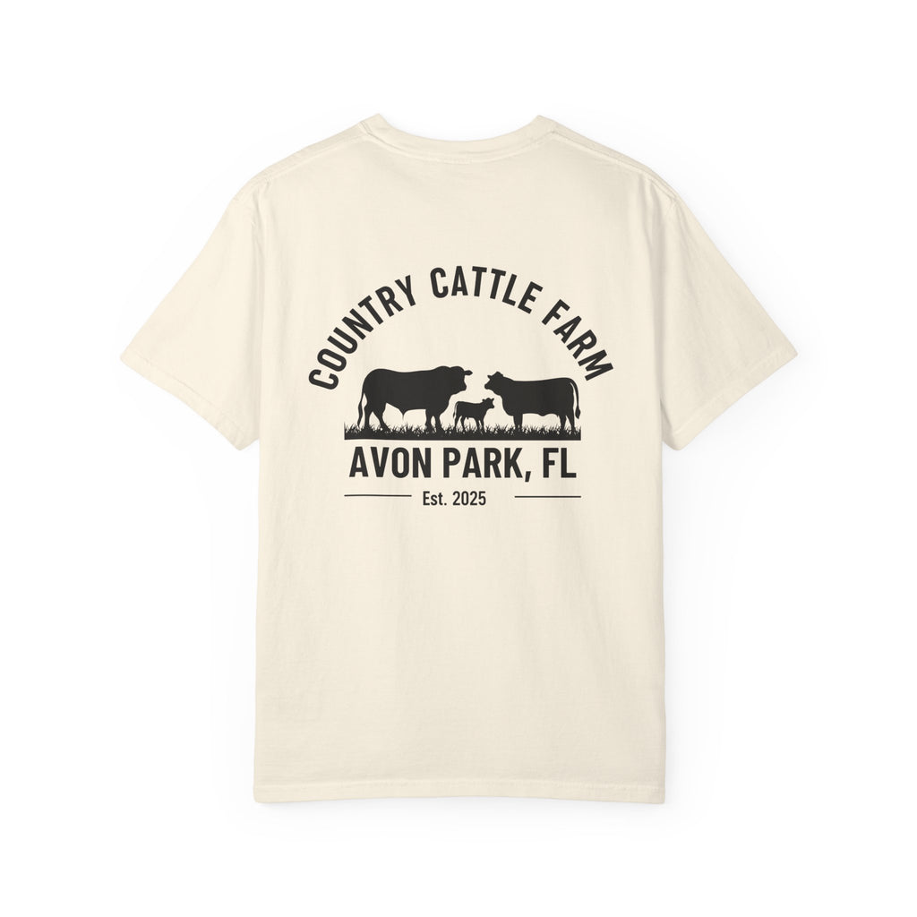 Country Cattle Farm T-Shirt — Avon Park, FL Ranch Tee (Est. 2025)