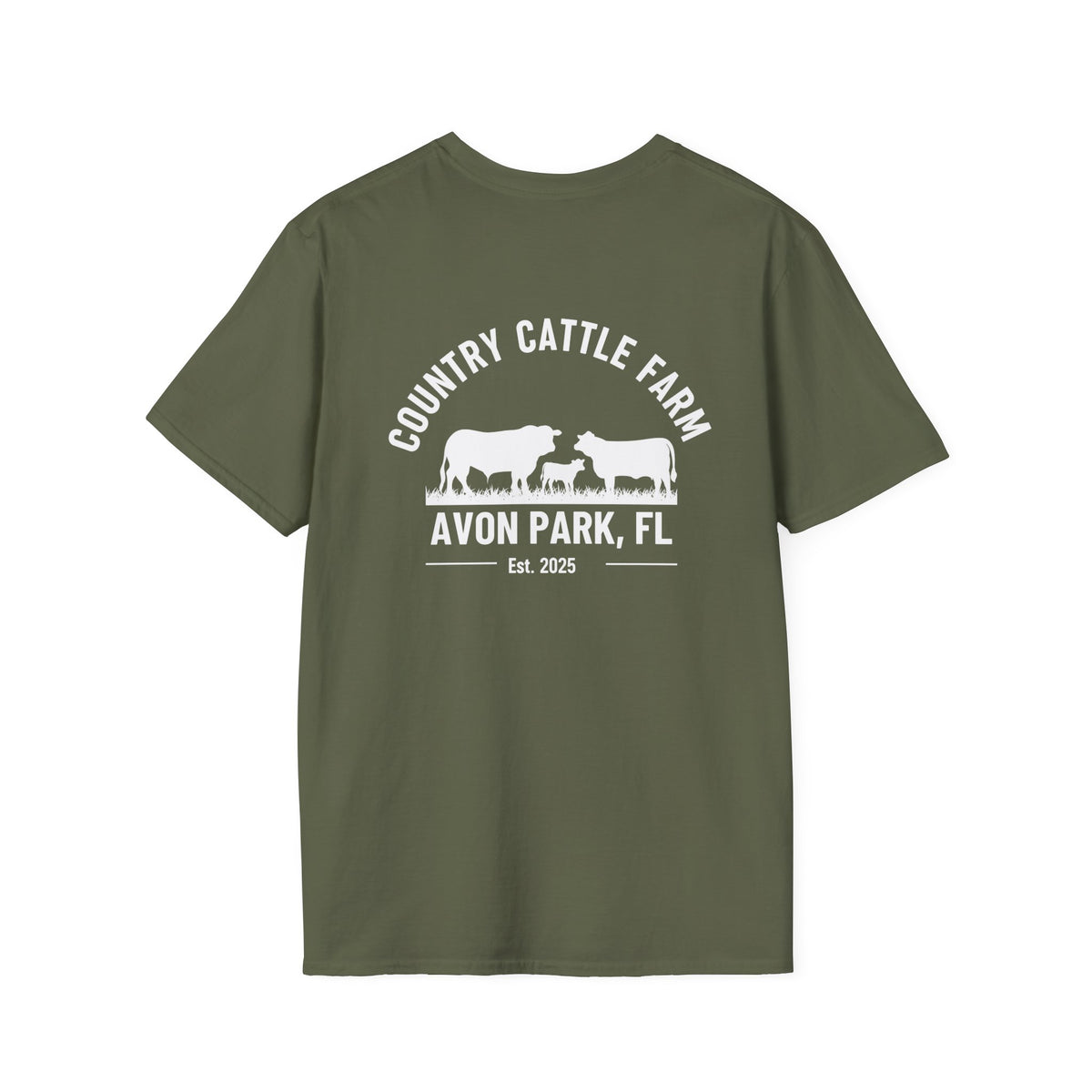 Country Cattle Farm Avon Park FL T‑Shirt — Vintage Ranch Logo Tee