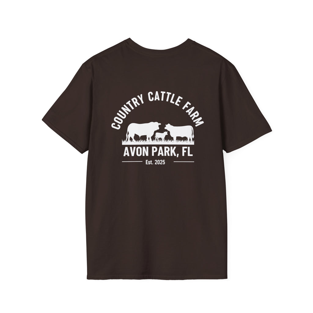 Country Cattle Farm Avon Park FL T‑Shirt — Vintage Ranch Logo Tee