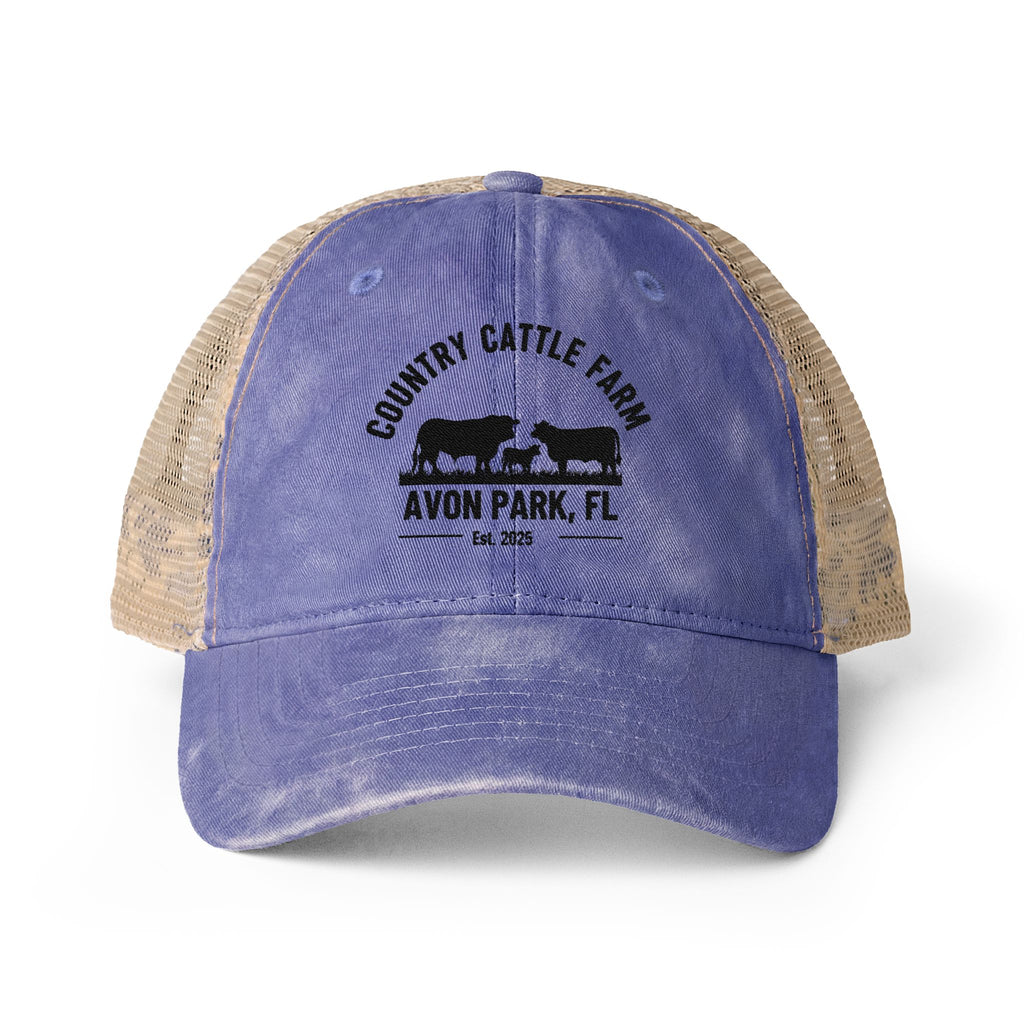 Women's Washed Mesh-Back Cap