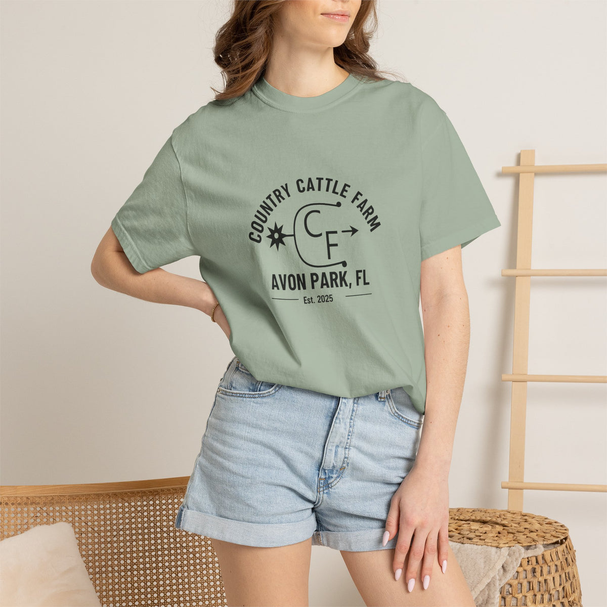 Country Cattle Farm T-Shirt — Avon Park, FL Ranch Tee (Est. 2025)