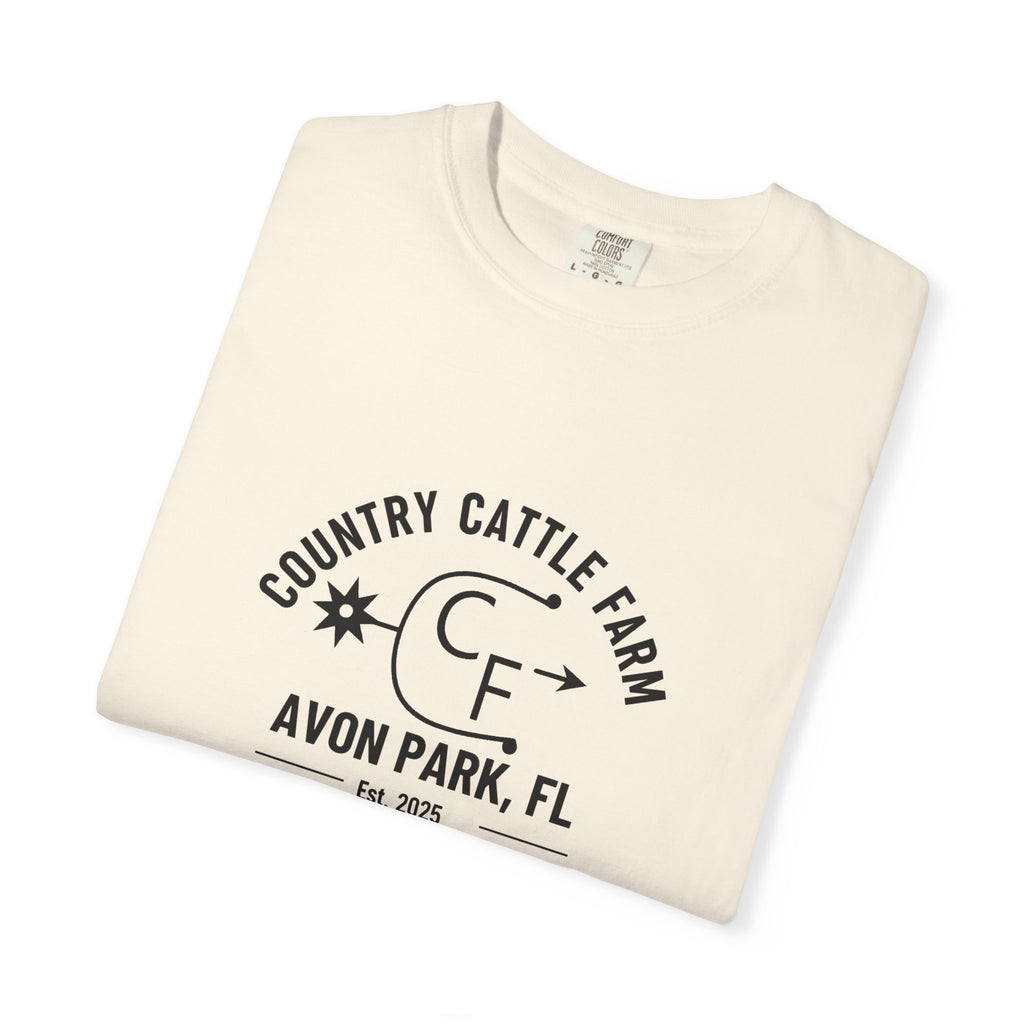 Country Cattle Farm T-Shirt — Avon Park, FL Ranch Tee (Est. 2025)