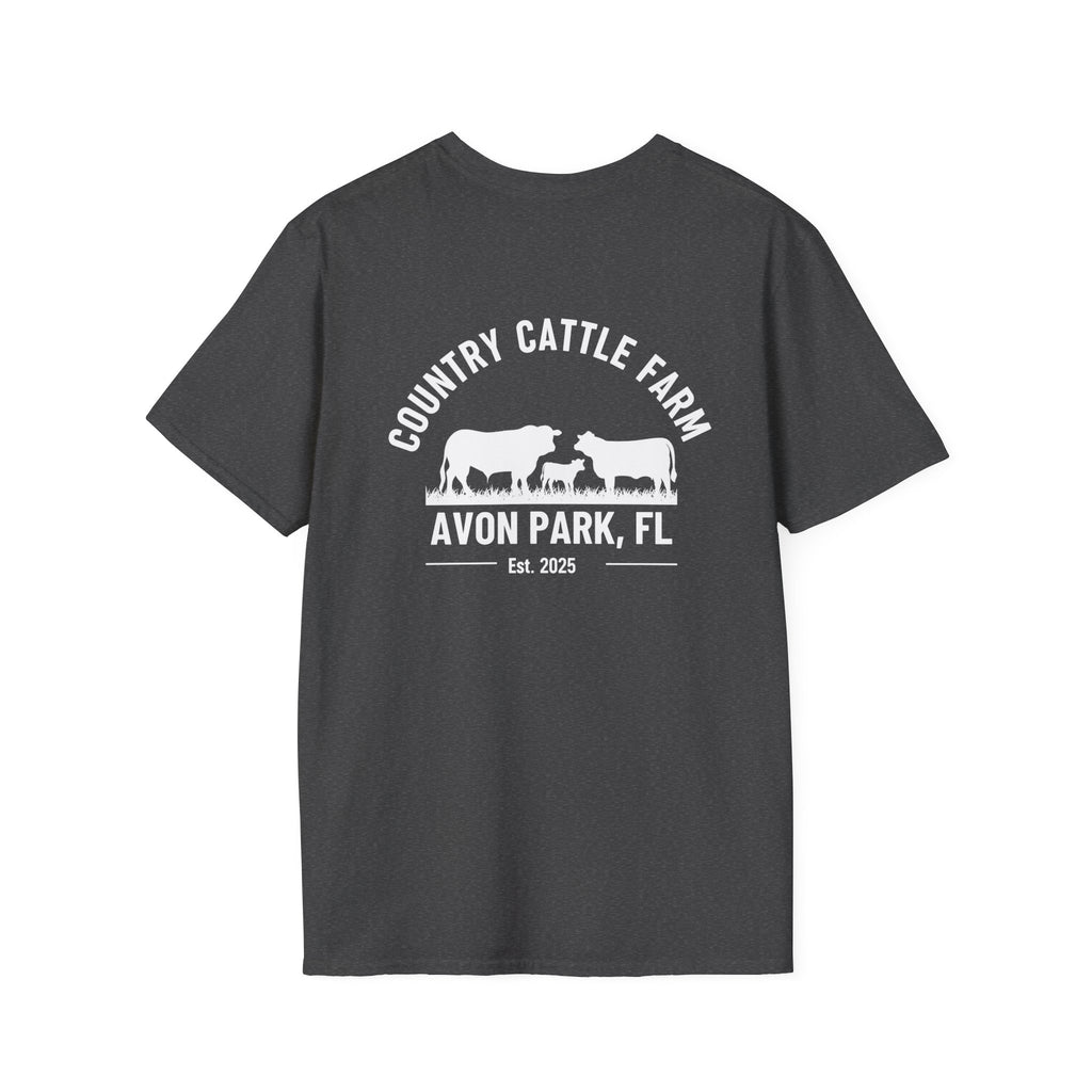 Country Cattle Farm Avon Park FL T‑Shirt — Vintage Ranch Logo Tee