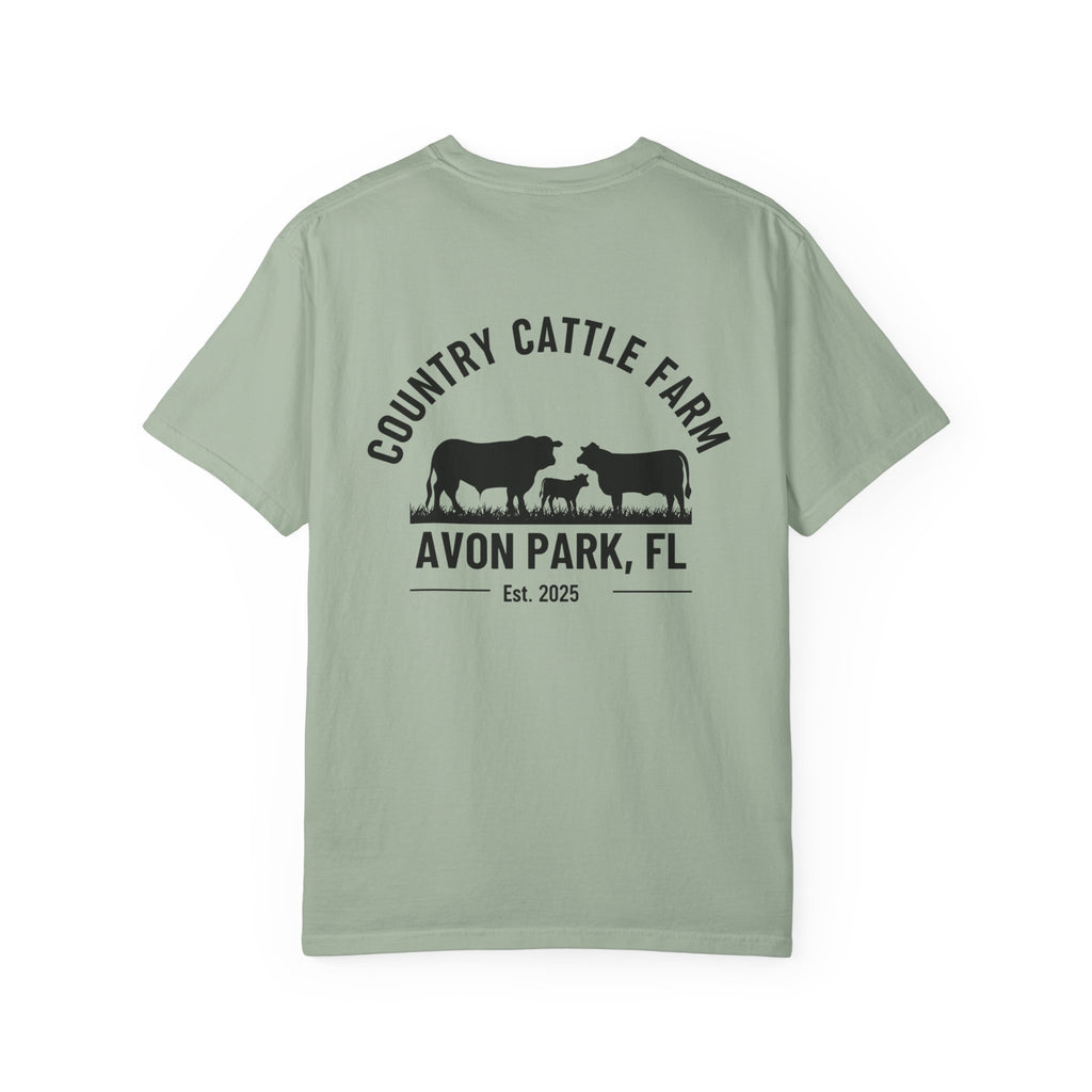 Country Cattle Farm T-Shirt — Avon Park, FL Ranch Tee (Est. 2025)