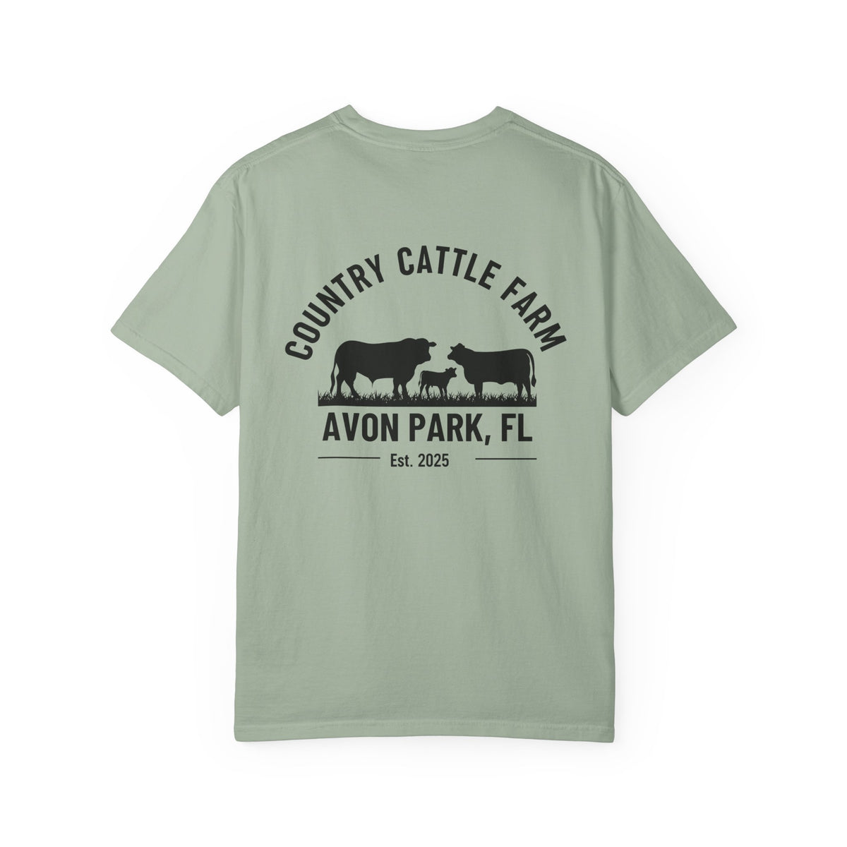 Country Cattle Farm T-Shirt — Avon Park, FL Ranch Tee (Est. 2025)