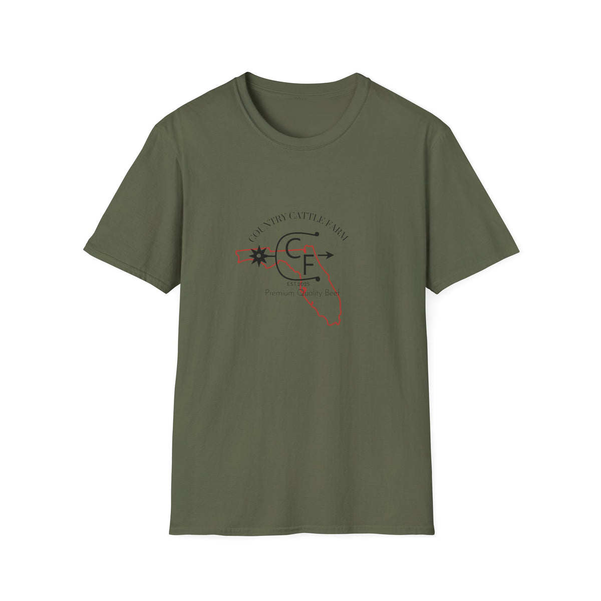 Florida Vintage Farm Graphic T-Shirt — "Born and Grown in Florida"