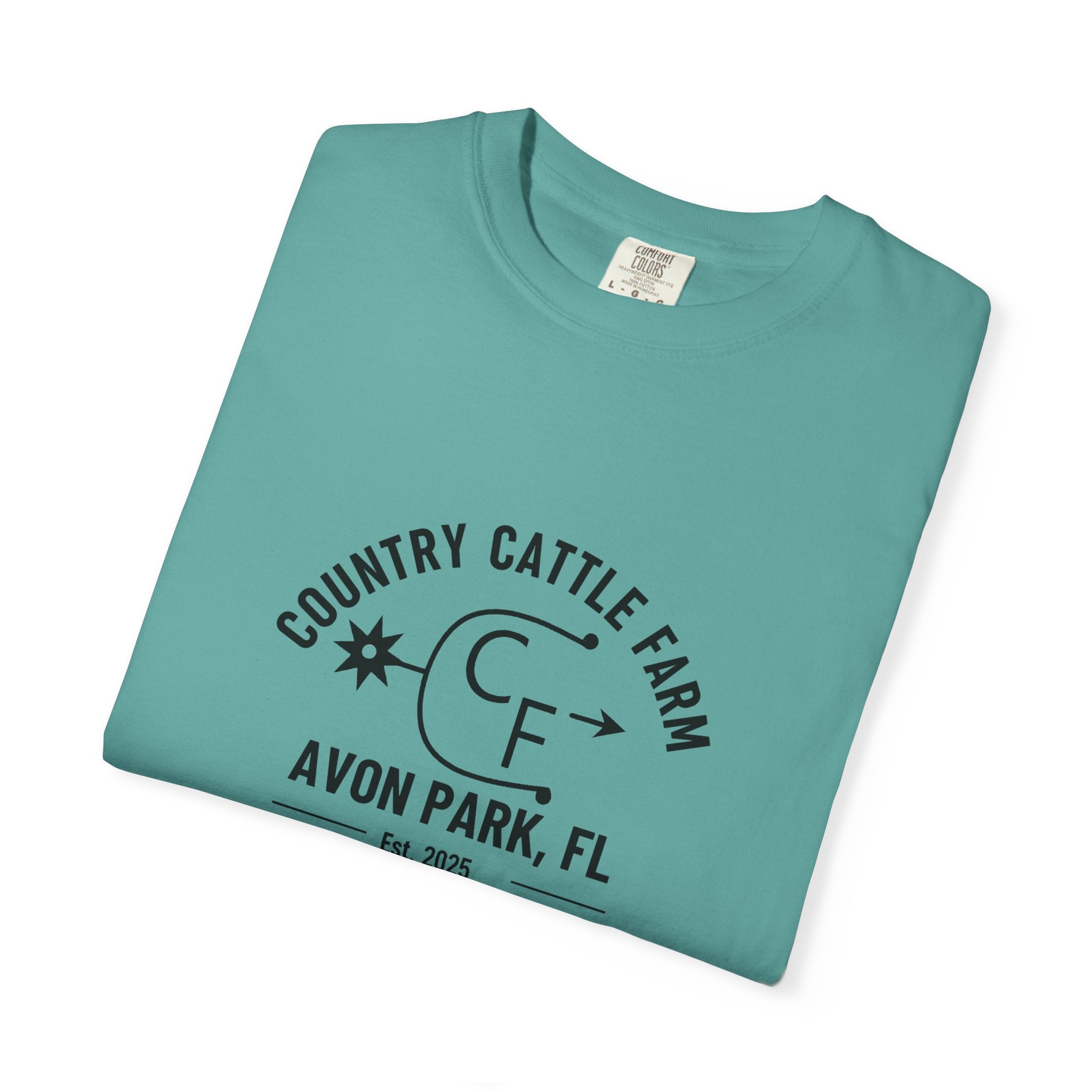 Country Cattle Farm T-Shirt — Avon Park, FL Ranch Tee (Est. 2025)