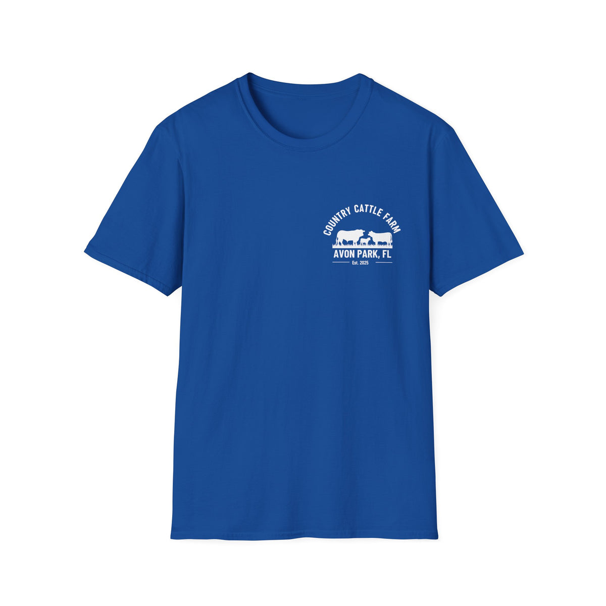 No Sé... Piensalo Sunset Beach T-Shirt — Avon Park Cattle Farm Logo Tee