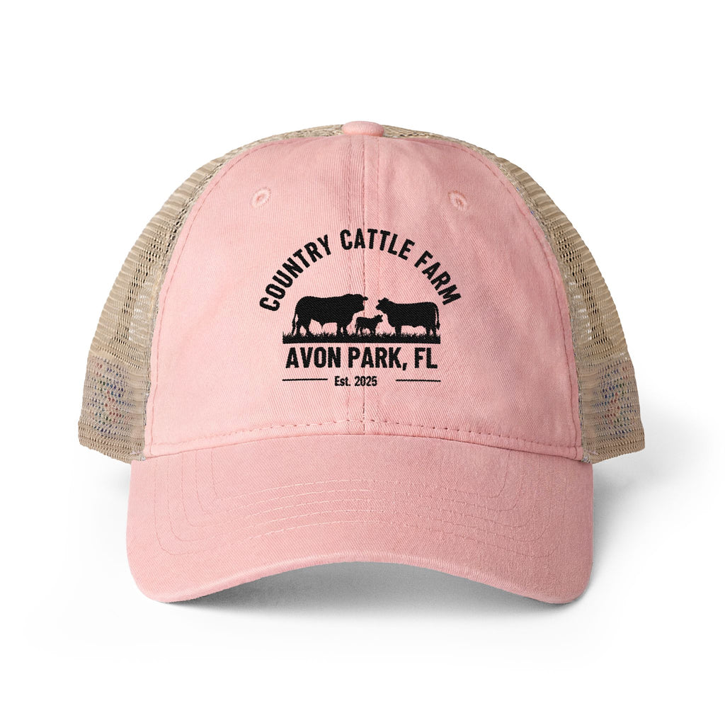 Women's Washed Mesh-Back Cap