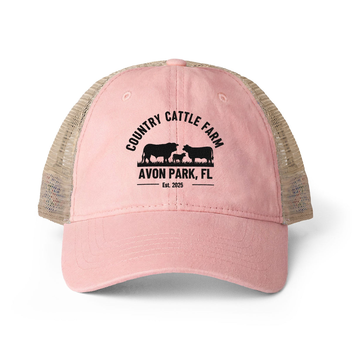 Women's Washed Mesh-Back Cap