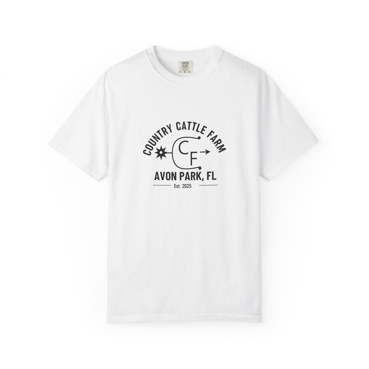 Country Cattle Farm T-Shirt — Avon Park, FL Ranch Tee (Est. 2025)