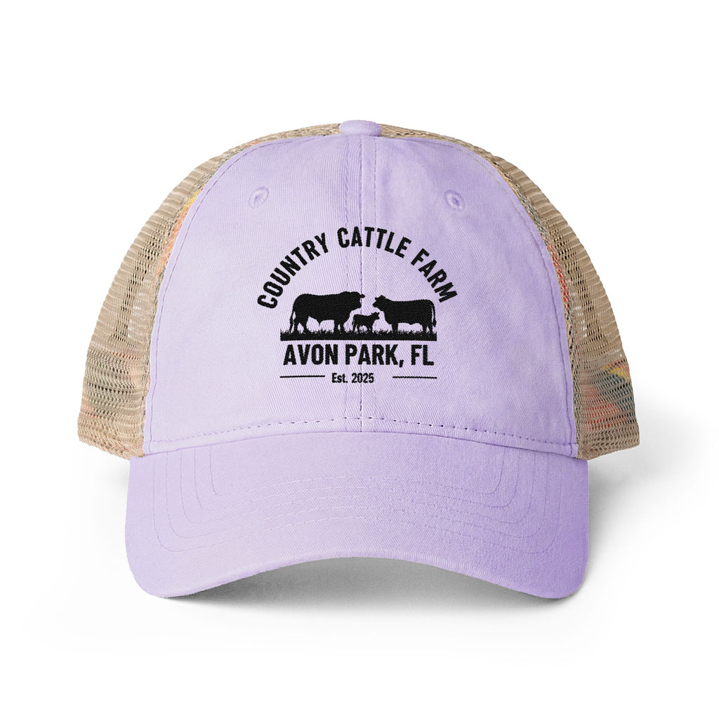 Women's Washed Mesh-Back Cap