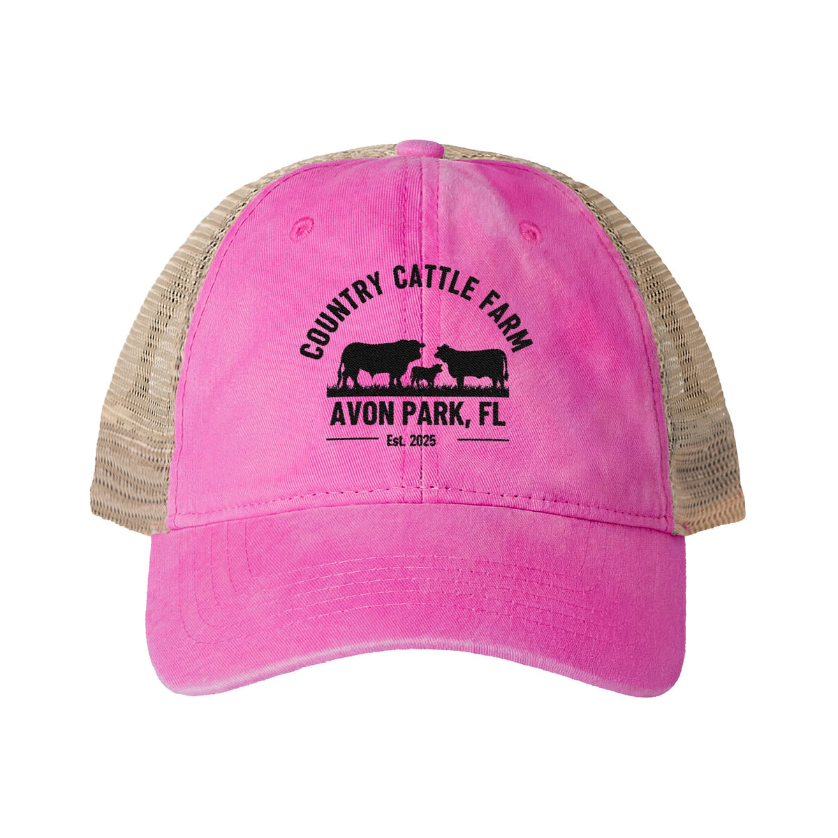 Women's Washed Mesh-Back Cap