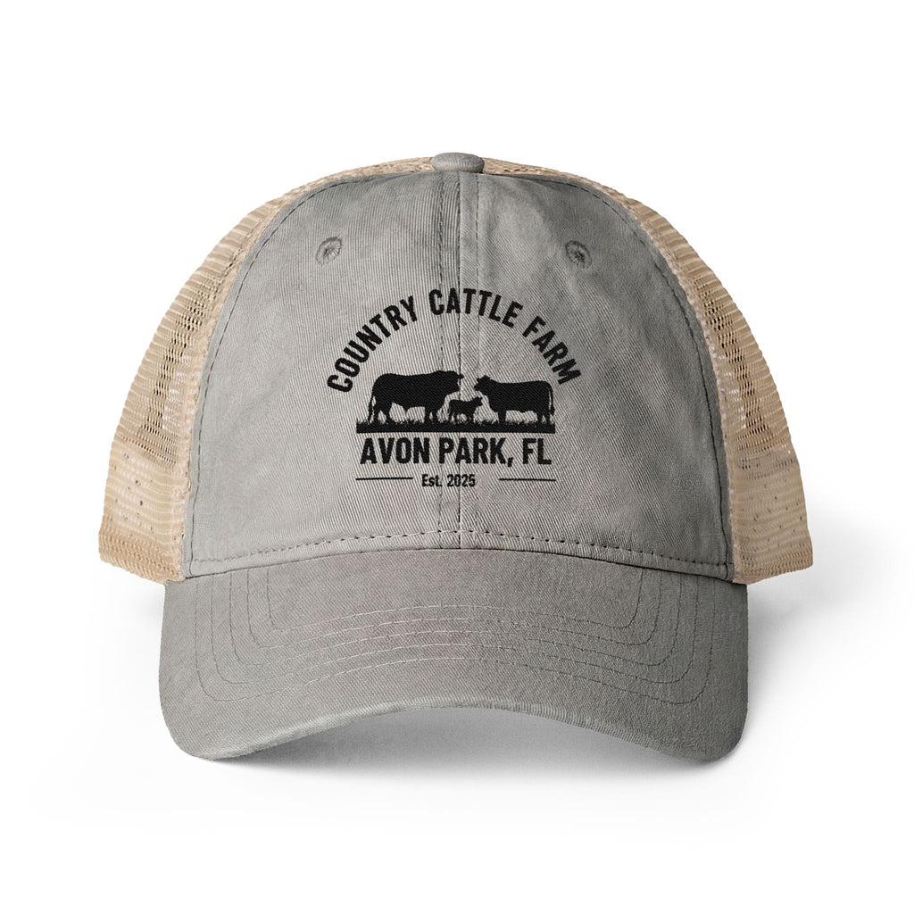 Women's Washed Mesh-Back Cap