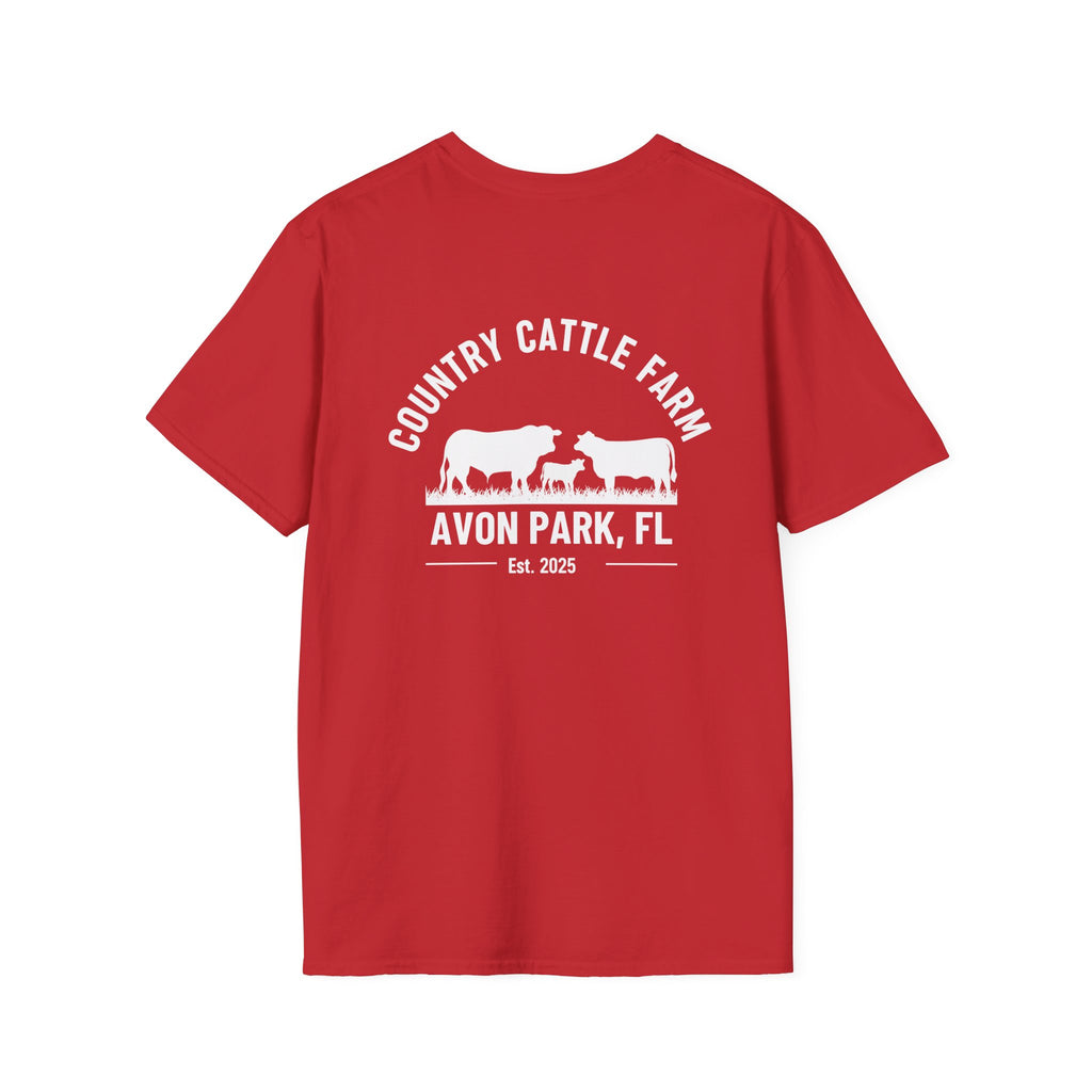 Country Cattle Farm Avon Park FL T‑Shirt — Vintage Ranch Logo Tee
