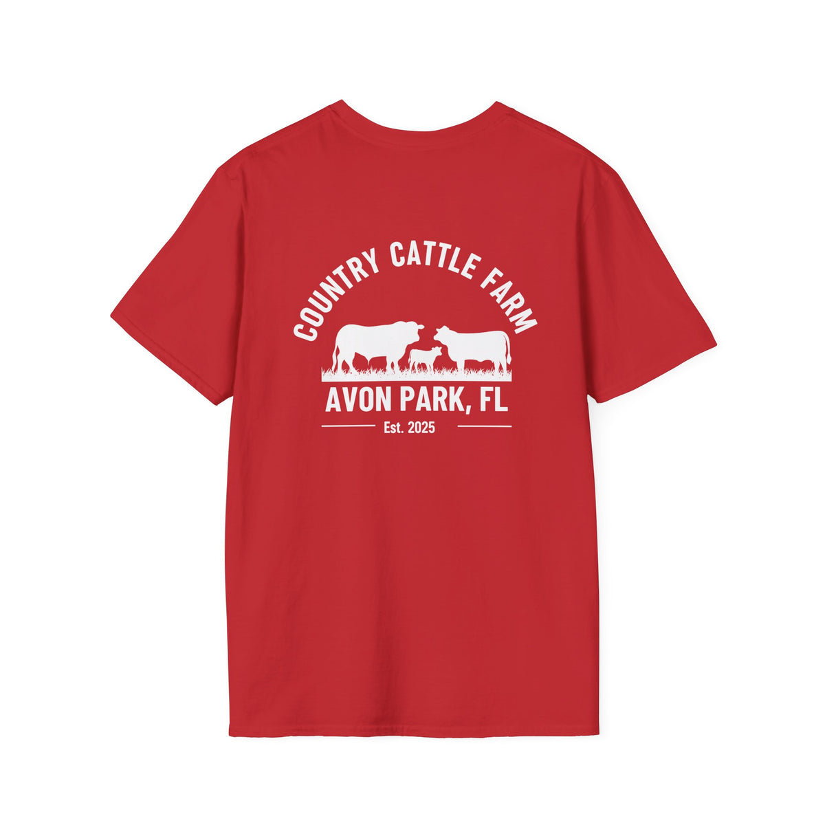 Country Cattle Farm Avon Park FL T‑Shirt — Vintage Ranch Logo Tee