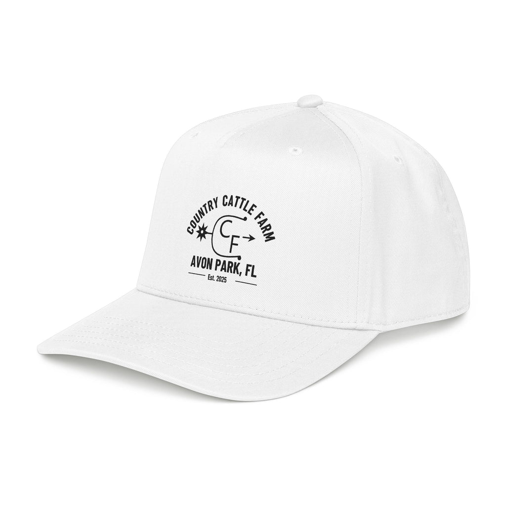 Country Cattle Farm Mid Profile Cap — Avon Park, FL Vintage Ranch Logo