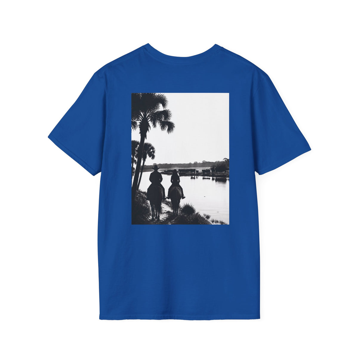 No Sé... Piensalo Sunset Beach T-Shirt — Avon Park Cattle Farm Logo Tee