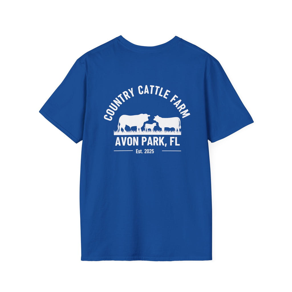 Country Cattle Farm Avon Park FL T‑Shirt — Vintage Ranch Logo Tee