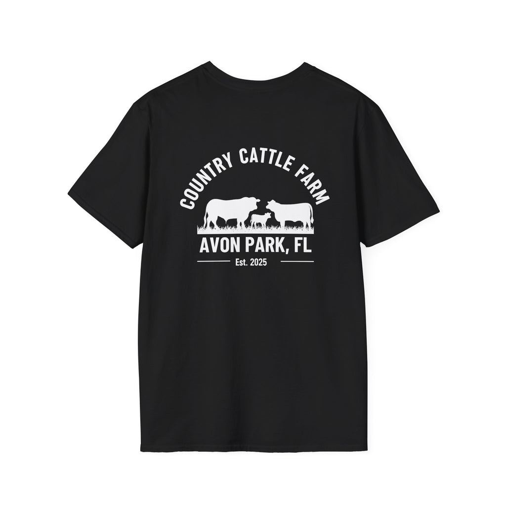Country Cattle Farm Avon Park FL T‑Shirt — Vintage Ranch Logo Tee