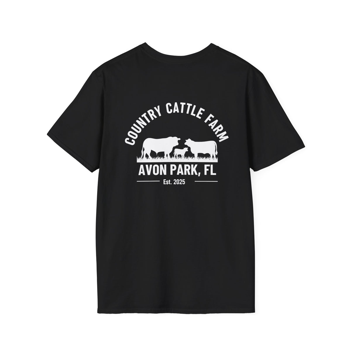 Country Cattle Farm Avon Park FL T‑Shirt — Vintage Ranch Logo Tee