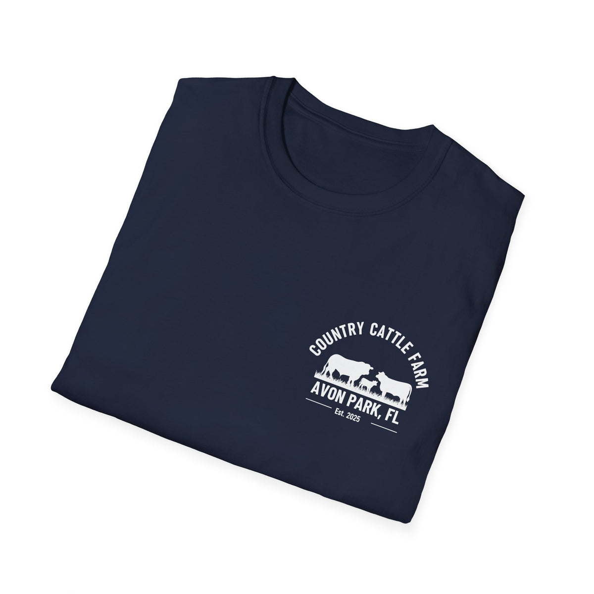 No Sé... Piensalo Sunset Beach T-Shirt — Avon Park Cattle Farm Logo Tee