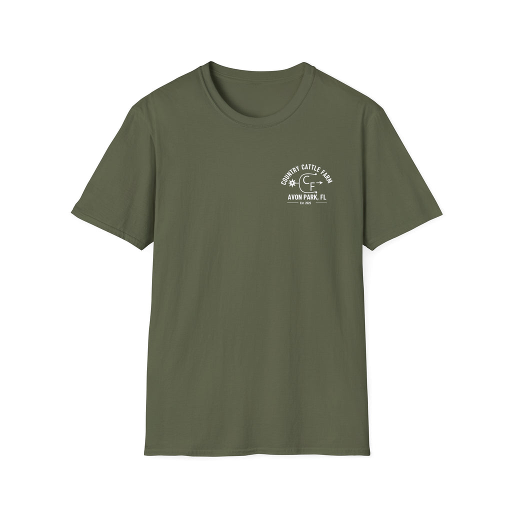 Country Cattle Farm Avon Park FL T‑Shirt — Vintage Ranch Logo Tee
