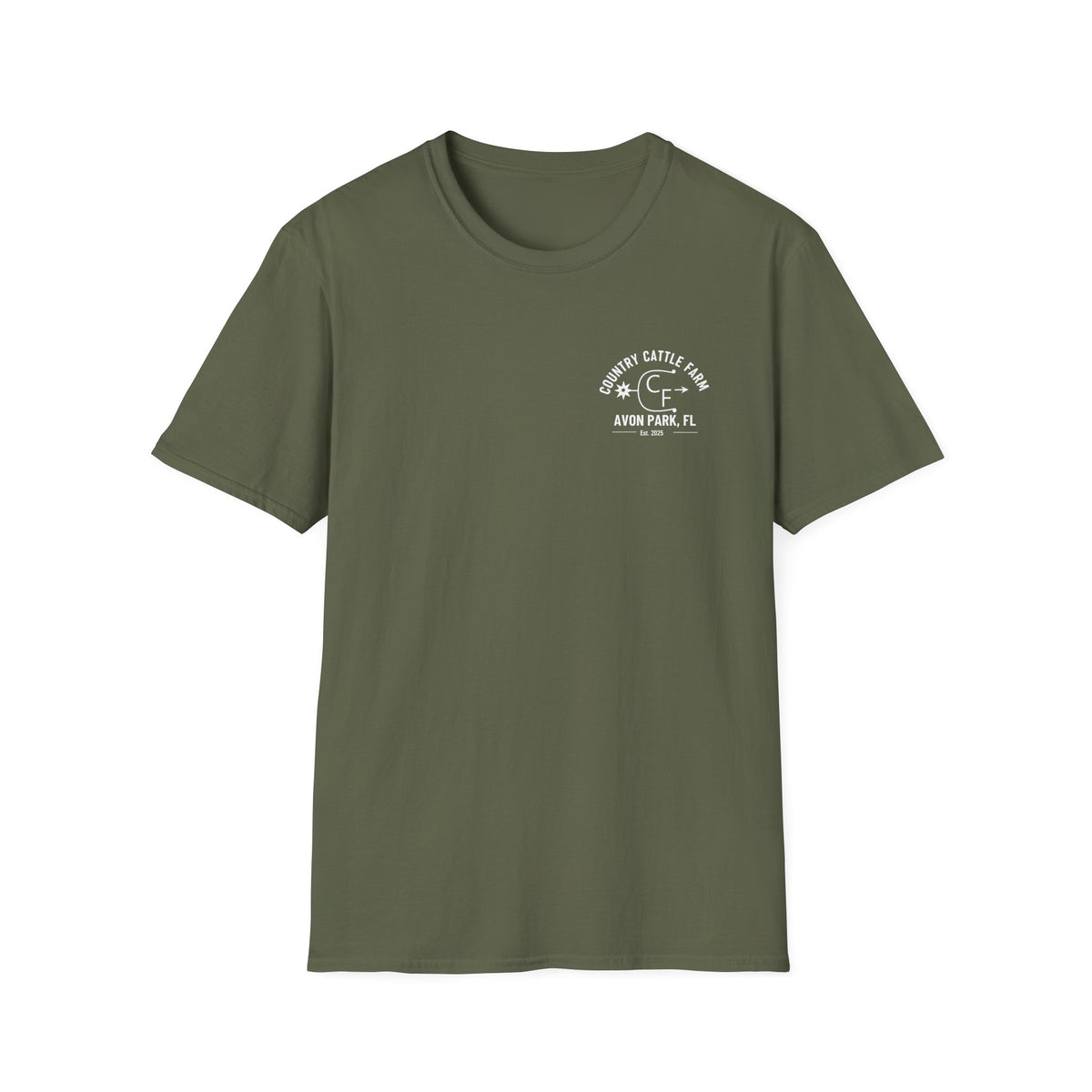 Country Cattle Farm Avon Park FL T‑Shirt — Vintage Ranch Logo Tee